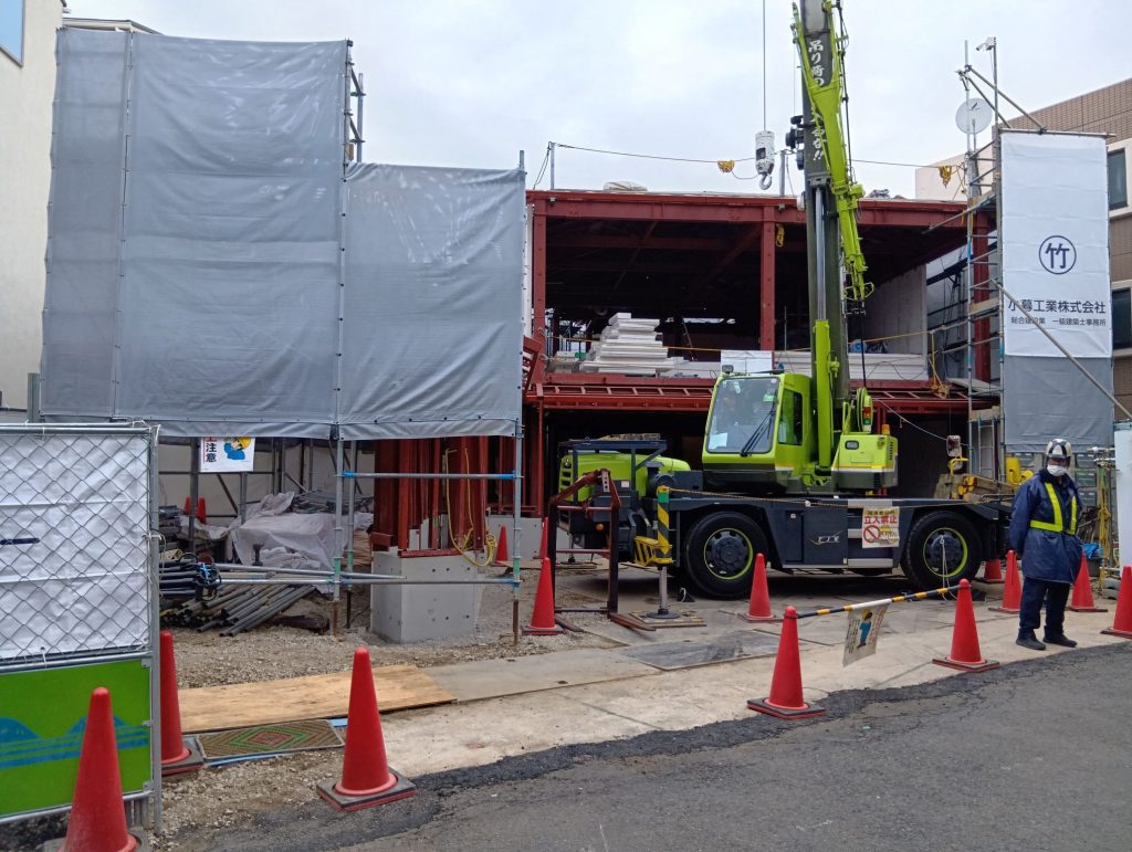 外壁ALC建込み
